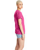 Hanes Ladies' Perfect-T T-Shirt wow pink ModelSide