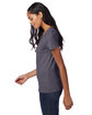 Hanes Ladies' Perfect-T T-Shirt charcoal heather ModelSide