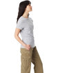 Hanes Ladies' Perfect-T T-Shirt light steel ModelSide