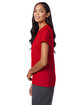 Hanes Ladies' Perfect-T T-Shirt deep red ModelSide