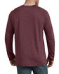 Dickies Men's Tall Temp-iQ Performance Cooling Long Sleeve Pocket T-Shirt burgundy heather ModelBack