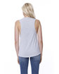 StarTee Ladies' Cotton Muscle T-Shirt heather grey ModelBack