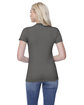 StarTee Ladies' Cotton Crew Neck T-shirt charcoal ModelBack