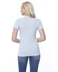 StarTee Ladies' Cotton Crew Neck T-shirt light blue ModelBack
