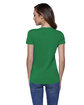 StarTee Ladies' Cotton Crew Neck T-shirt kelly green ModelBack