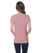 StarTee Ladies' Cotton Crew Neck T-shirt dusty pink ModelBack