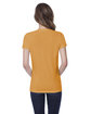 StarTee Ladies' Cotton Crew Neck T-shirt mustard ModelBack