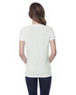 StarTee Ladies' Cotton Crew Neck T-shirt off white ModelBack