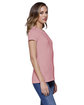 StarTee Ladies' Cotton Crew Neck T-shirt dusty pink ModelSide