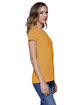 StarTee Ladies' Cotton Crew Neck T-shirt mustard ModelSide