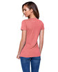 StarTee Ladies' CVC Crew Neck T-shirt pink lemonde hth ModelBack