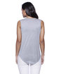 StarTee Ladies' CVC Sleeveless T-shirt heather grey ModelBack