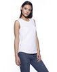 StarTee Ladies' CVC Sleeveless T-shirt  ModelSide