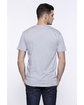 StarTee Men's Cotton Crew Neck T-Shirt heather grey ModelBack