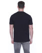 StarTee Men's CVC Pocket T-Shirt black/ chrcl hth ModelBack