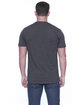 StarTee Men's CVC Pocket T-Shirt charcl hthr/ blk ModelBack