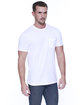 StarTee Men's CVC Pocket T-Shirt white ModelSide