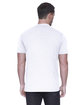 StarTee Men's CVC Henley T-Shirt heather white ModelBack