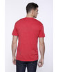 StarTee Drop Ship Men's Triblend Crew Neck T-Shirt VINTAGE RED ModelBack