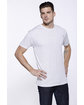 StarTee Men's Triblend Crew Neck T-Shirt heather white ModelSide