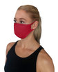 StarTee Unisex 2-Layer Cotton Face Mask crimson ModelQrt