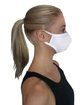 StarTee Unisex 2-Layer Cotton Face Mask  ModelSide