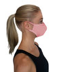 StarTee Unisex 2-Layer Cotton Face Mask dusty pink ModelSide