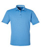 Swannies Golf Men's Barrett Embossed Polo blue OFFront