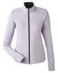 Swannies Golf Ladies' Cora Full-Zip lilac grey OFFront