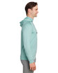 Swannies Golf Unisex Vandyke Quarter-Zip Hooded Sweatshirt marine hth/ glcr ModelSide
