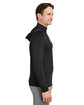Swannies Golf Unisex Vandyke Quarter-Zip Hooded Sweatshirt black/ black ModelSide