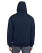 Berne Men's Tall Heritage Thermal-Lined Full-Zip Hooded Sweatshirt navy ModelBack