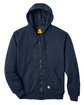 Berne Men's Tall Heritage Thermal-Lined Full-Zip Hooded Sweatshirt navy FlatFront
