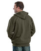Berne Men's Heritage Full-Zip Hooded Sweatshirt dark olive green ModelBack