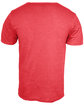 Threadfast Apparel Epic Unisex CVC T-Shirt heather red OFBack