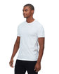 Threadfast Apparel Epic Unisex CVC T-Shirt solid white ModelQrt