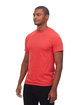 Threadfast Apparel Epic Unisex CVC T-Shirt heather red ModelQrt