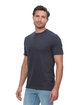 Threadfast Apparel Epic Unisex CVC T-Shirt heather black ModelQrt