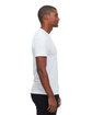 Threadfast Apparel Epic Unisex CVC T-Shirt solid white ModelSide