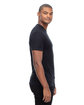 Threadfast Apparel Epic Unisex CVC T-Shirt solid black ModelSide