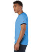 Champion Adult Ringer T-Shirt light blue/ navy ModelSide