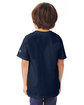 Champion Youth Short-Sleeve T-Shirt navy ModelBack