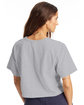 Champion Ladies' Cropped Heritage T-Shirt oxford gray ModelBack