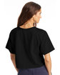 Champion Ladies' Cropped Heritage T-Shirt black ModelBack