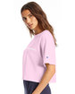 Champion Ladies' Cropped Heritage T-Shirt pink candy ModelSide