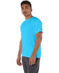 Champion Adult 6 oz. Short-Sleeve T-Shirt blue lagoon ModelQrt