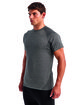 TriDri Unisex Panelled Tech T-Shirt black melange ModelQrt
