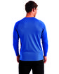 TriDri Unisex Panelled Long-Sleeve Tech T-Shirt royal ModelBack