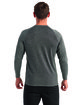 TriDri Unisex Panelled Long-Sleeve Tech T-Shirt black melange ModelBack