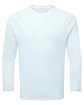 TriDri Unisex Panelled Long-Sleeve Tech T-Shirt white OFFront